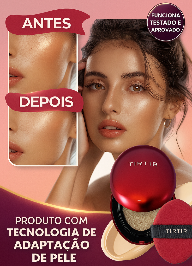 Base Multifuncional TIRTIR - Proteção Solar, Cobertura Perfeita e Clareamento