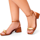 Sandália Feminina Lumiss - Frete Grátis